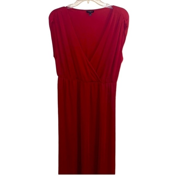 TALBOTS Sleeveless V-Neck Empire Waist Maxi Dress Evening Gown Wedding 0X 12/14 - Picture 2 of 8